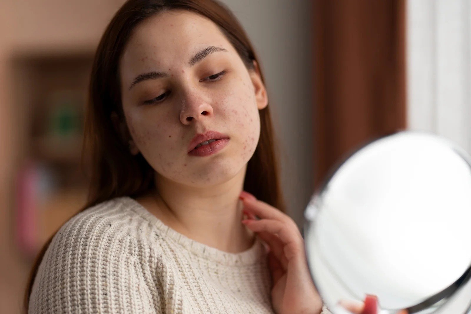 No puedes utilizar maquillaje si tienes acné
